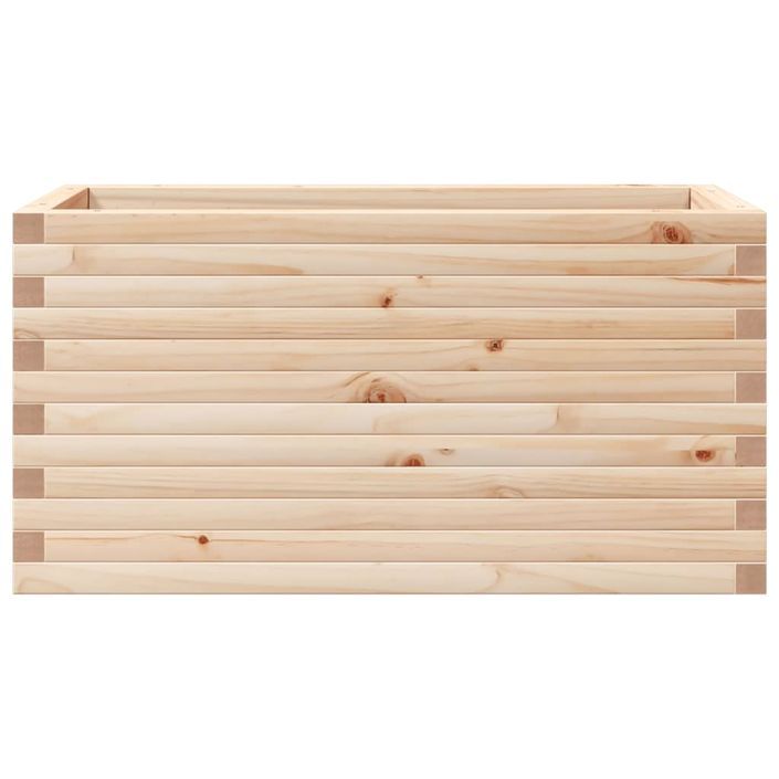 Jardinière 90x40x45,5 cm bois de pin massif - Photo n°5