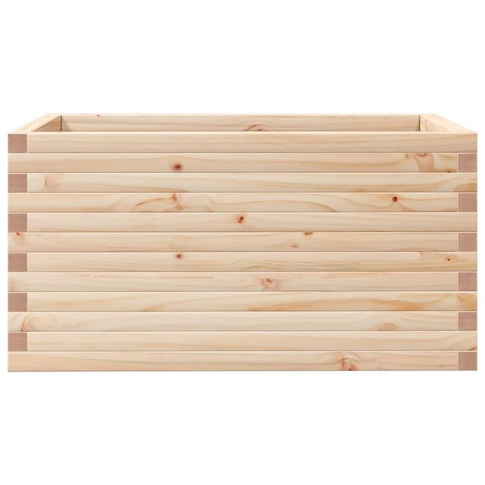 Jardinière 90x60x45,5 cm bois de pin massif - Photo n°5