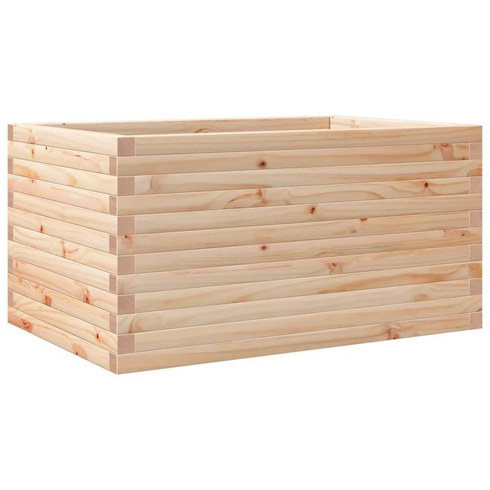 Jardinière 90x60x45,5 cm bois de pin massif - Photo n°7