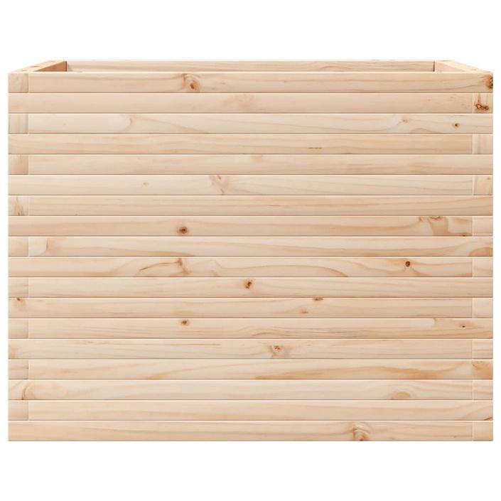 Jardinière 90x60x68,5 cm bois de pin massif - Photo n°5