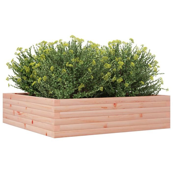 Jardinière 90x90x23 cm bois massif douglas - Photo n°4