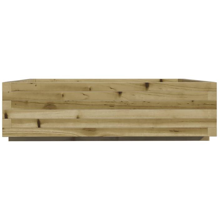 Jardinière 90x90x26,5 cm bois de pin imprégné - Photo n°6