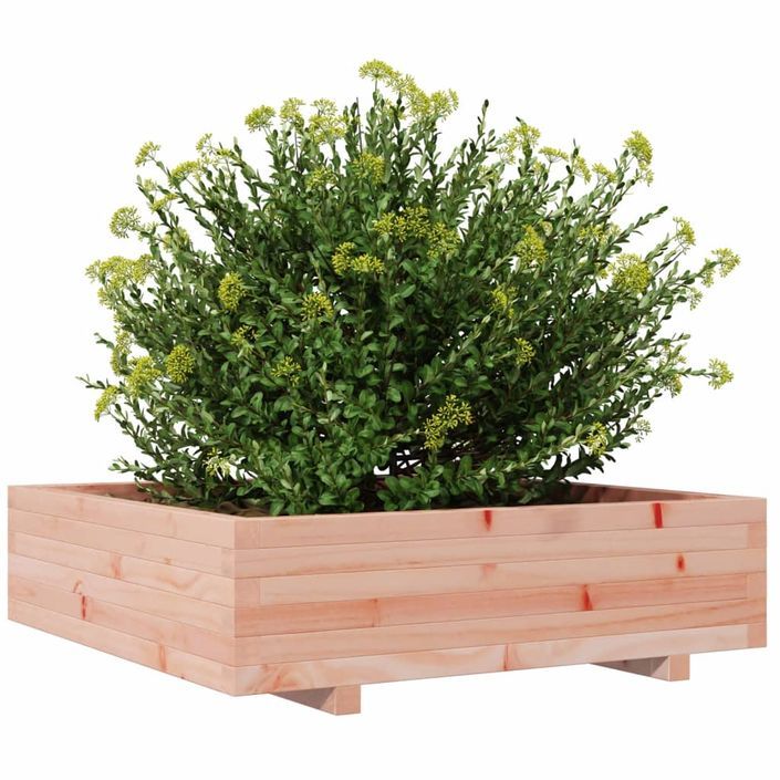 Jardinière 90x90x26,5 cm bois massif douglas - Photo n°4