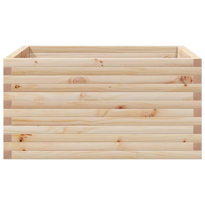 Jardinière 90x90x46 cm bois de pin massif - Photo n°5