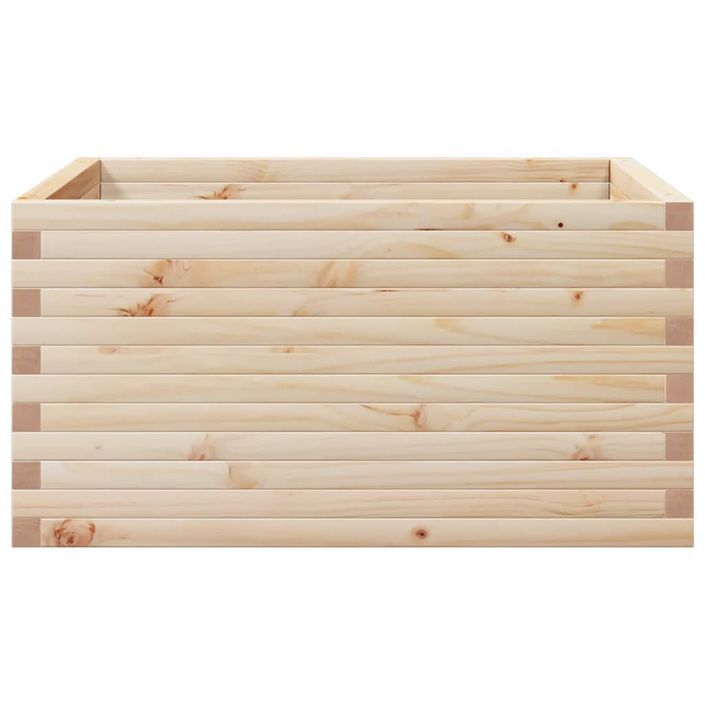 Jardinière 90x90x46 cm bois de pin massif - Photo n°6