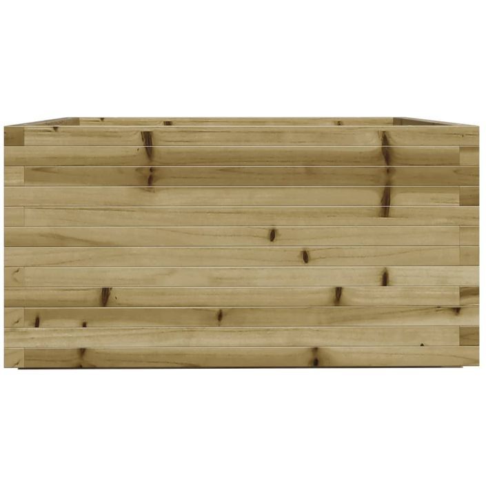 Jardinière 90x90x49,5 cm bois de pin imprégné - Photo n°6