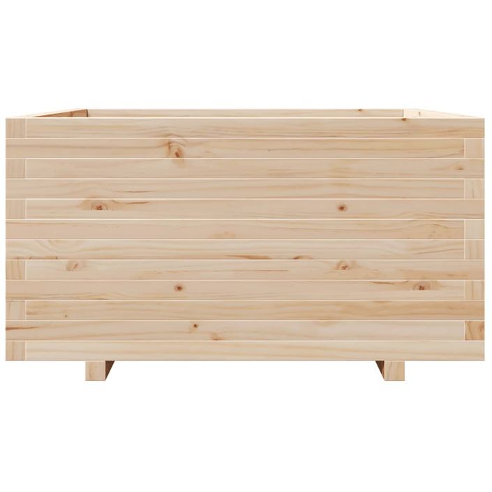 Jardinière 90x90x49,5 cm bois de pin massif - Photo n°5