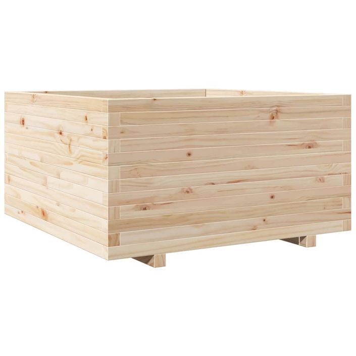 Jardinière 90x90x49,5 cm bois de pin massif - Photo n°7