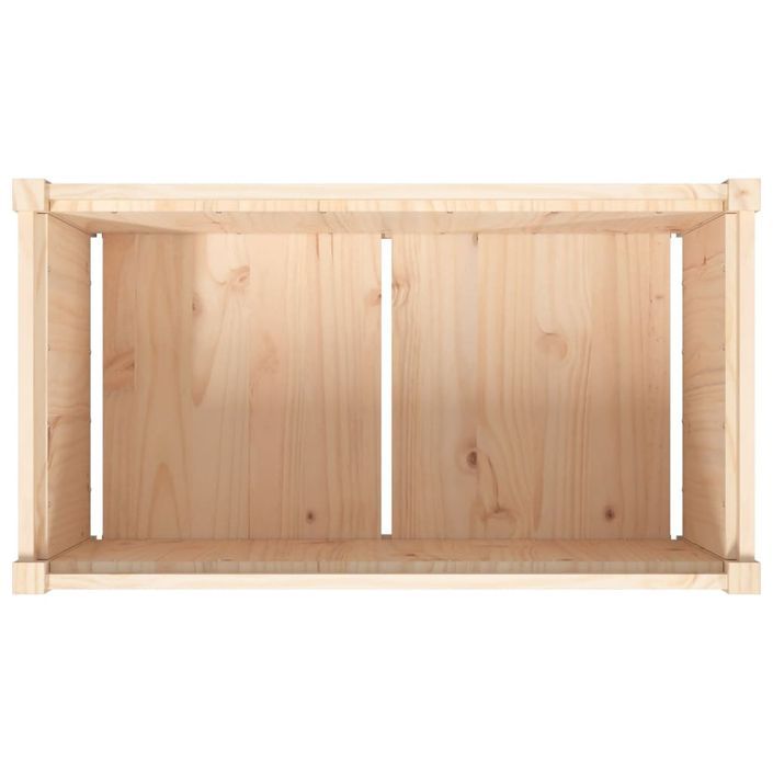 Jardinière d'extérieur 90x50x50 cm bois de pin massif - Photo n°8