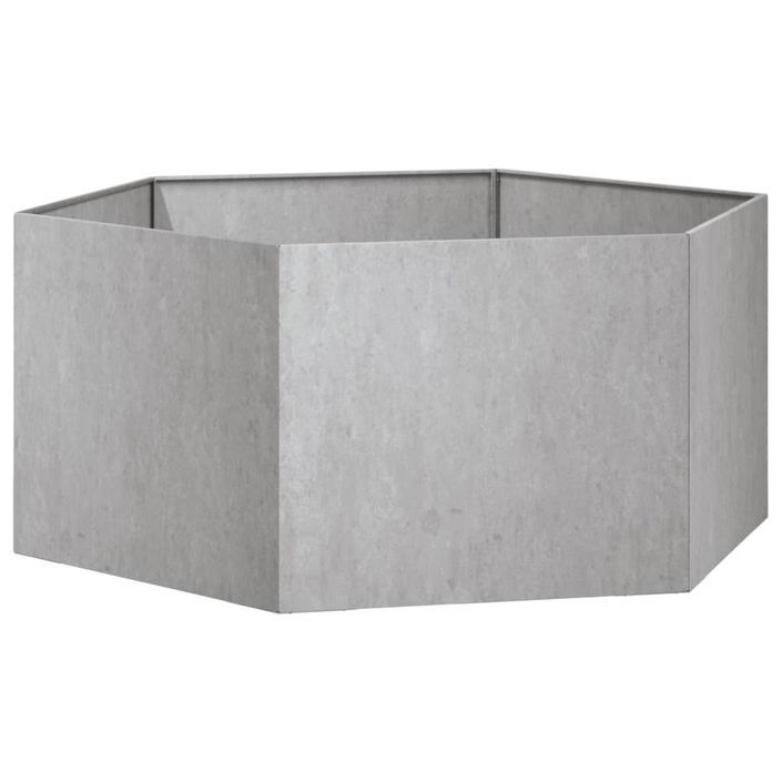 Jardinière Rouillé 90x90x45 cm Acier corten - Photo n°4