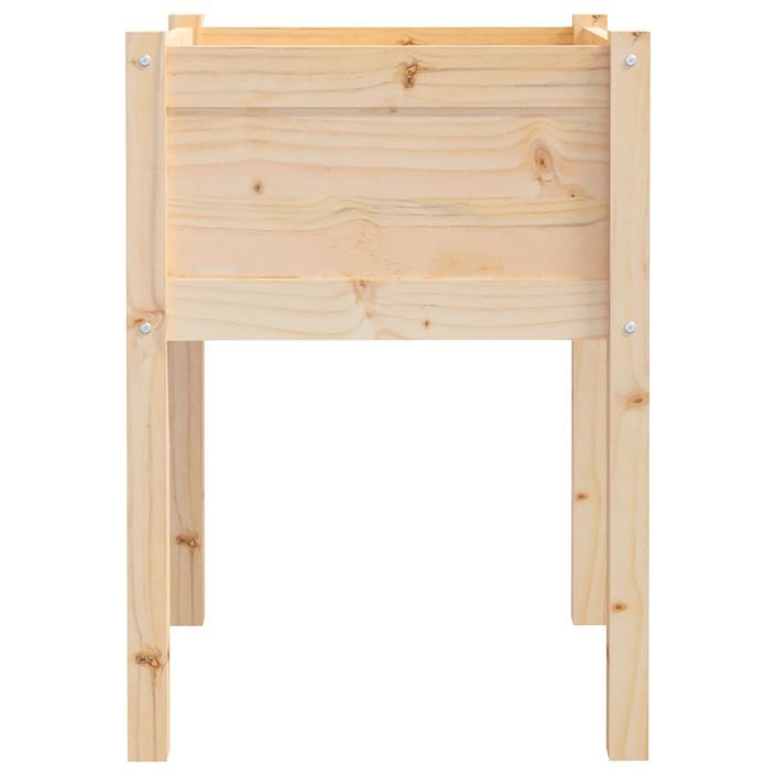 Jardinières d'extérieur 2 pcs 50x50x70 cm bois de pin massif - Photo n°5