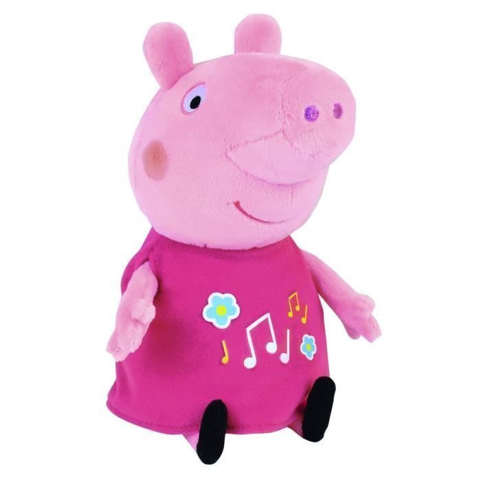 Jemini PEPPA PIG Peluche 25cm musicale & lumineuse - Photo n°1