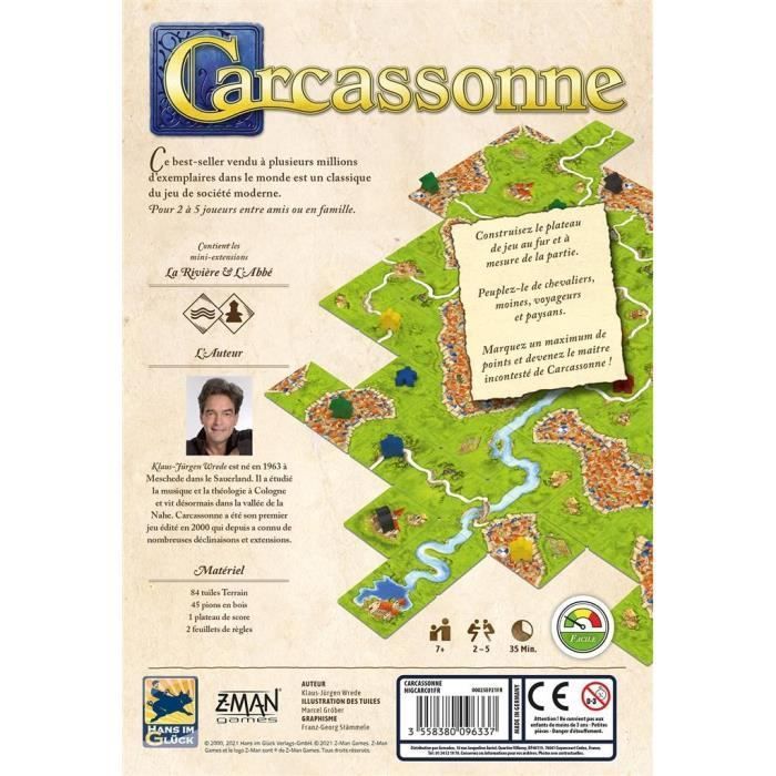 Jeu de société Z-Man Games - Carcassonne - Photo n°2