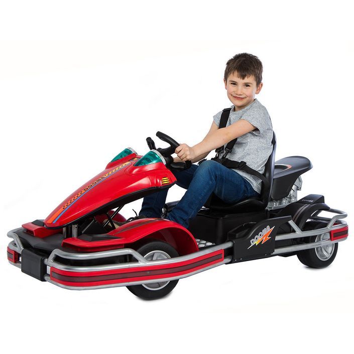 Karting enfant électrique rouge de luxe Go Kart - Photo n°2