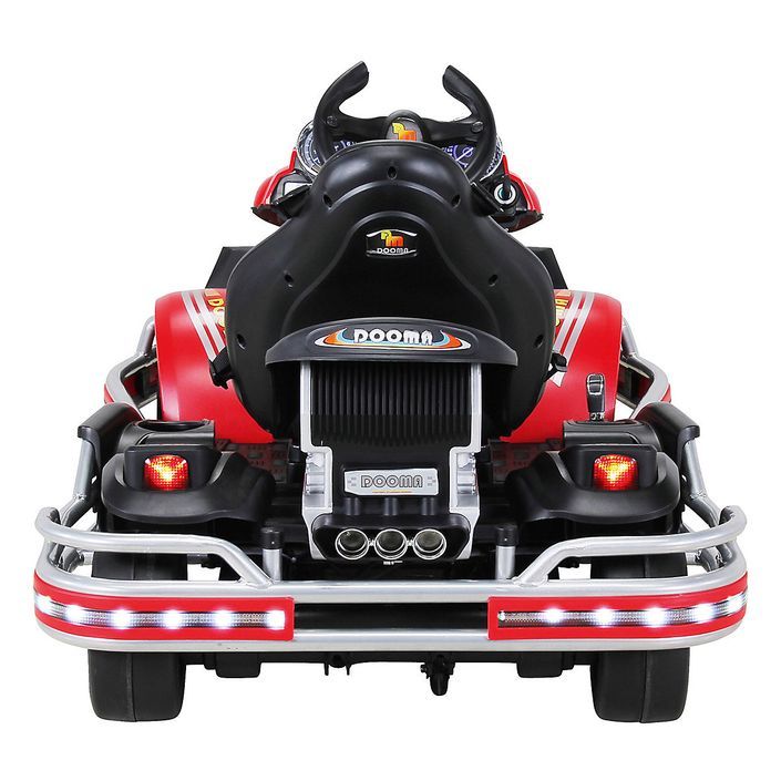 Karting enfant électrique rouge de luxe Go Kart - Photo n°4