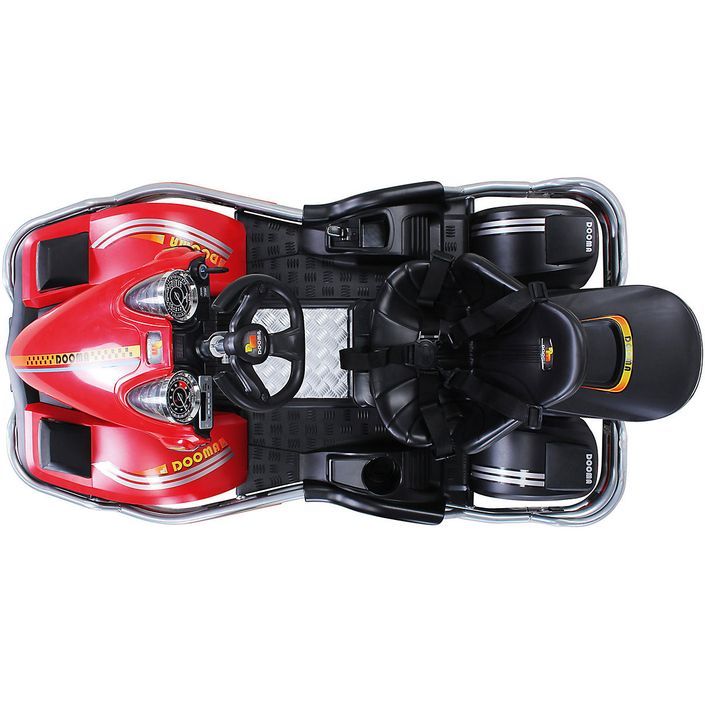 Karting enfant électrique rouge de luxe Go Kart - Photo n°5