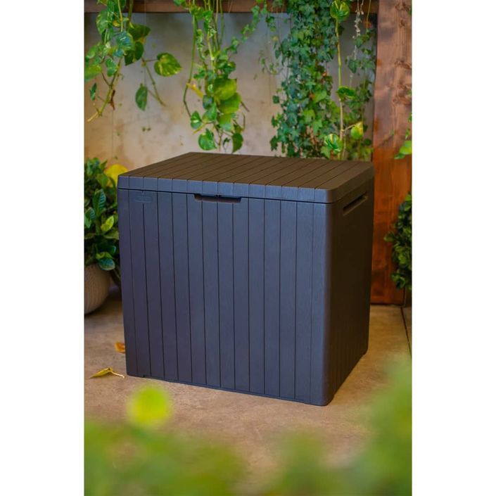 Keter Boîte de rangement de jardin City 113 L - Photo n°1