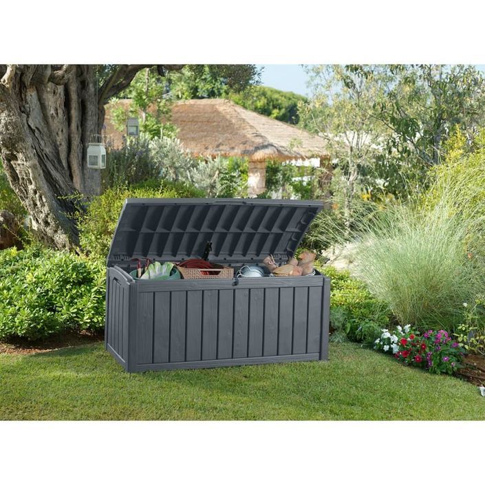 Keter Boîte de rangement de jardin Glenwood 390 L - Photo n°4