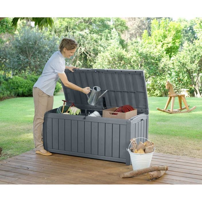 Keter Boîte de rangement de jardin Glenwood 390 L - Photo n°6