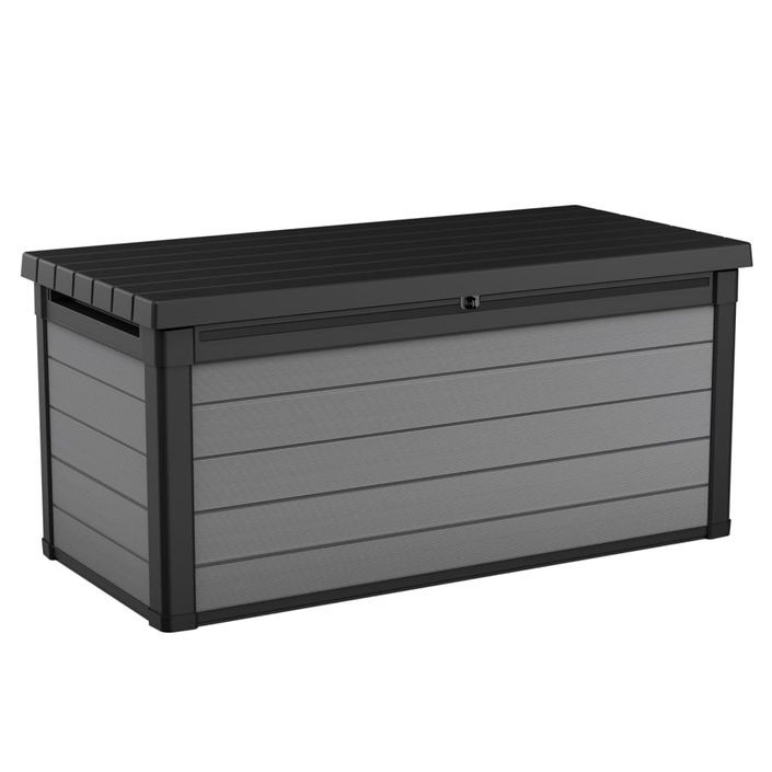 Keter Boîte de rangement de jardin Premier 570 L Gris - Photo n°2