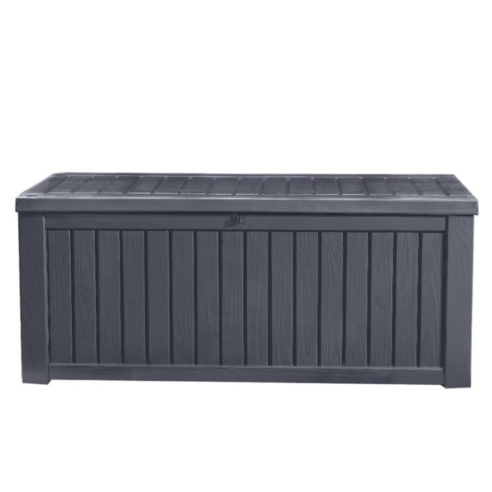 Keter Boîte de rangement de jardin Rockwood 570 L Anthracite - Photo n°2