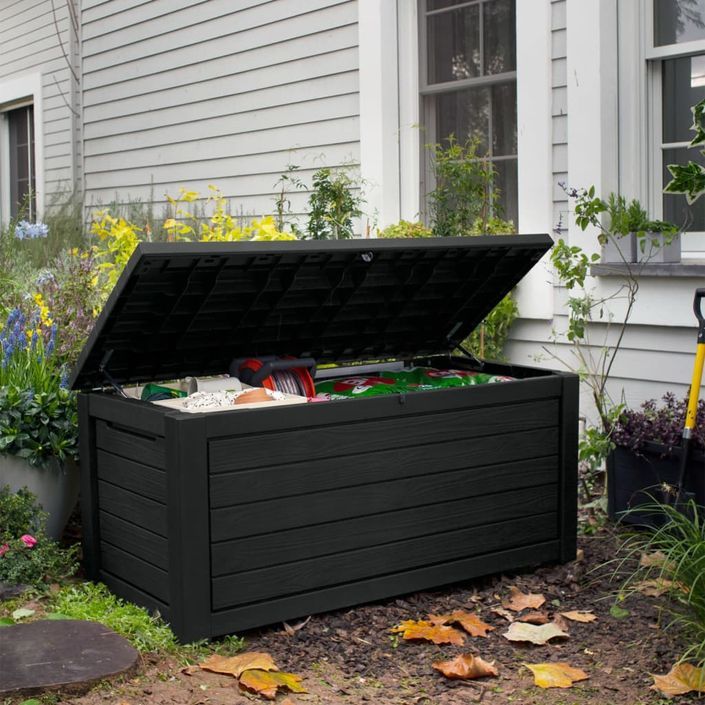 Keter Boîte de rangement pour l'extérieur Northwood 630 L graphite - Photo n°3