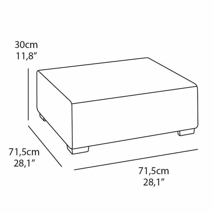 Keter Table d'extérieur Salta/Sapporo Graphite 236104 - Photo n°6