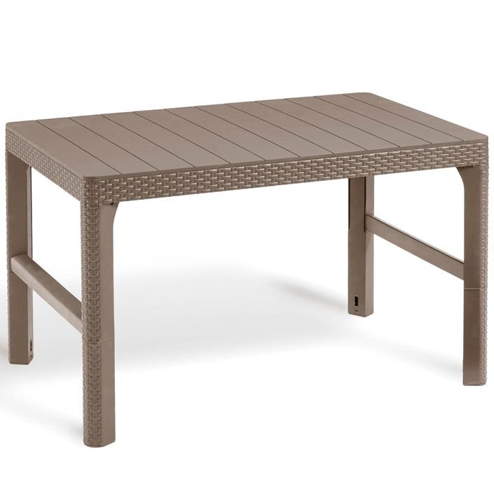 Keter Table de jardin Lyon Cappuccino - Photo n°1