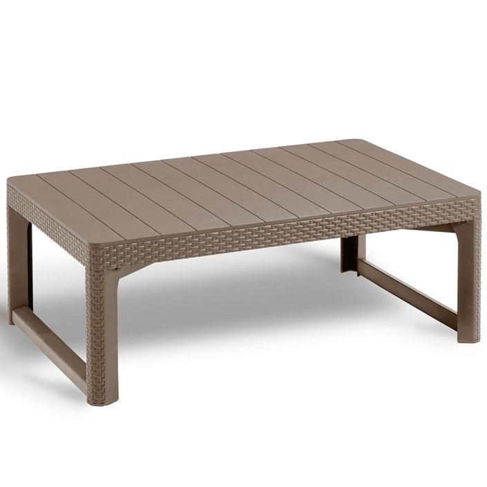 Keter Table de jardin Lyon Cappuccino - Photo n°2