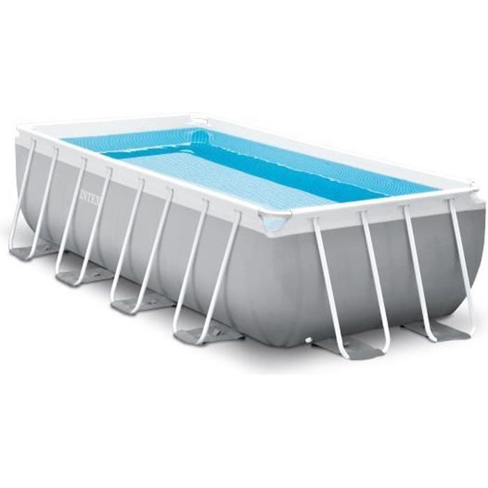 Kit piscine - INTEX - Prism frame - Rectangulaire tubulaire - (l)4,00 x (l)2,00 x (h)1,00 m - Photo n°1