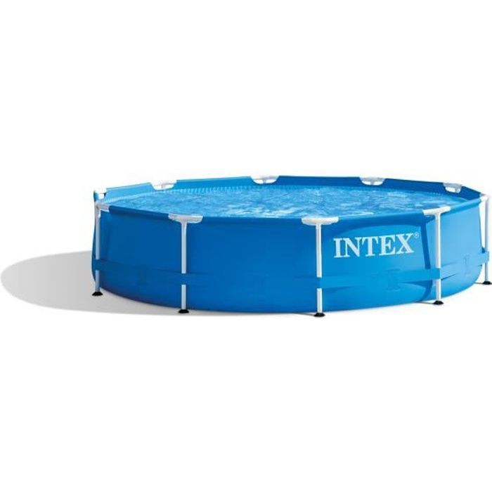 Kit piscine tubulaire INTEX Métal Frame - Rond - 304,8 x 76,2 cm - Photo n°1