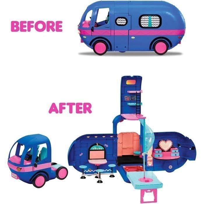 L.O.L. Surprise Glamper - camping car pour poupée 4 en 1 - Bleu électrique - Photo n°5