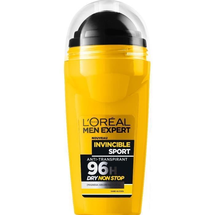 L'OREAL MEN EXPERT Lot de 6 déodorant Roll-On Invincible Sport - 50 ml - Photo n°2