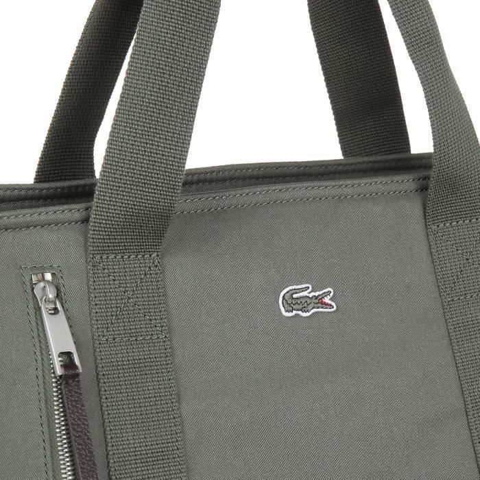 LACOSTE Sac cabas NH2870SS Vert Homme - Photo n°4
