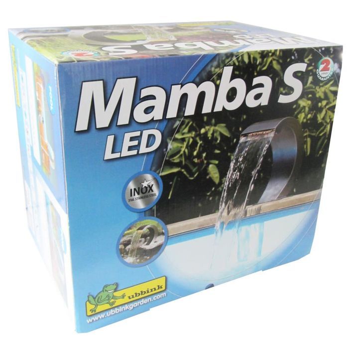 Lame d'eau en acier inoxydable Mamba S-LED Ubbink 7504632 - Photo n°6