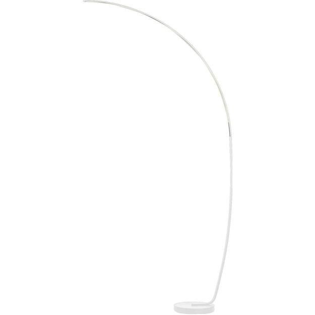 Lampadaire LED métal blanc Atixa - Photo n°1
