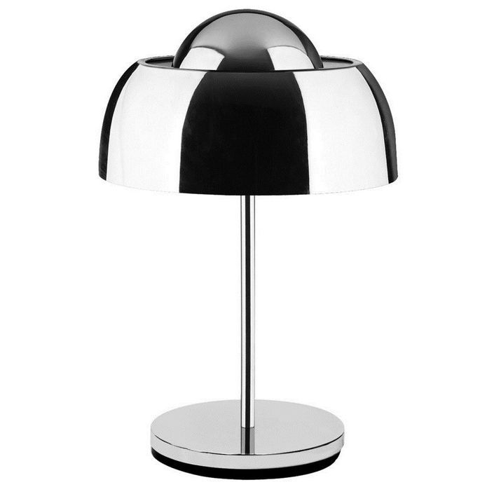 Lampe de table métal argenté Rialy - Photo n°1