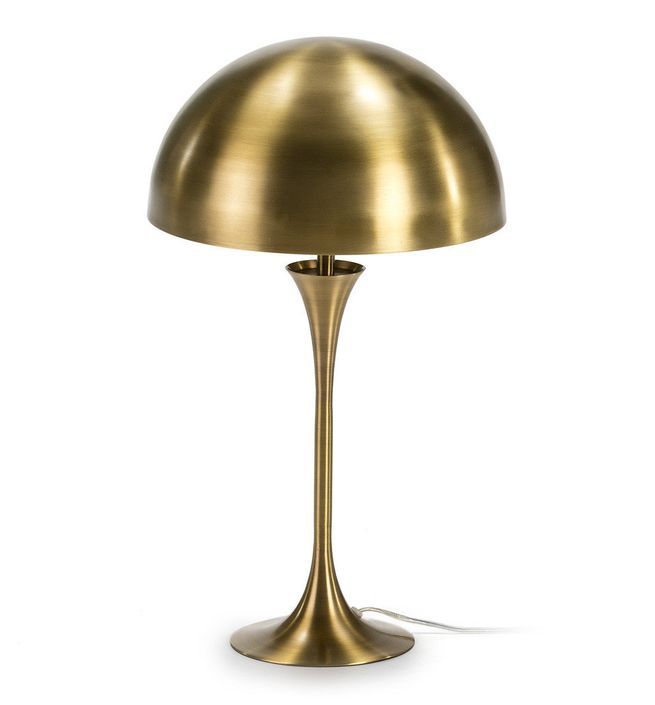 Lampe de table métal doré Volumn - Photo n°1
