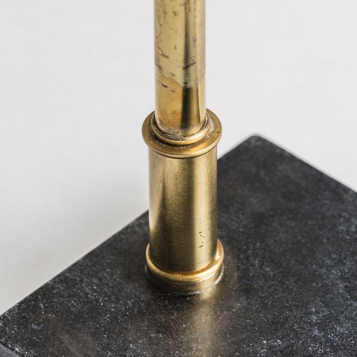 Lampe de table métal et socle marbre noir Earno - Photo n°3