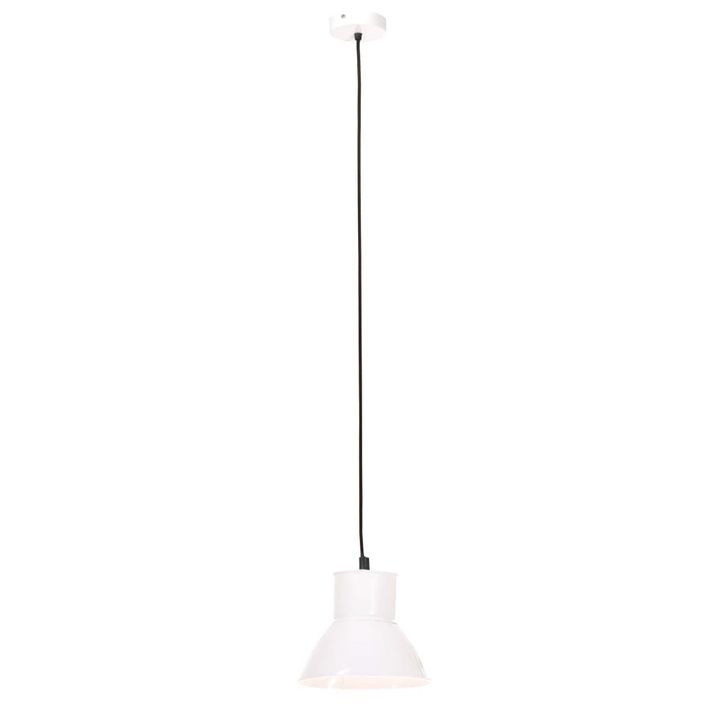 Lampe suspendue 25 W Blanc Rond 17 cm E27 - Photo n°3