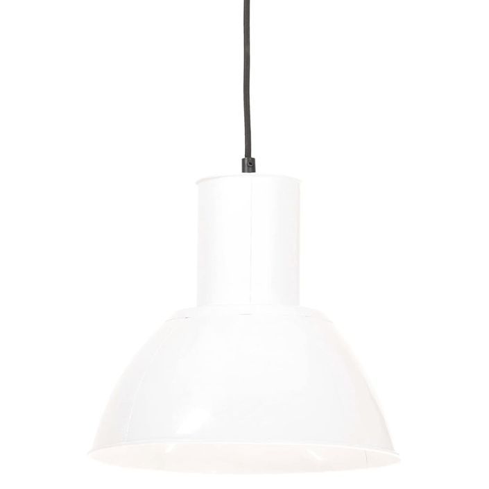 Lampe suspendue 25 W Blanc Rond 28,5 cm E27 - Photo n°2