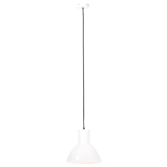 Lampe suspendue 25 W Blanc Rond 28,5 cm E27 - Photo n°3