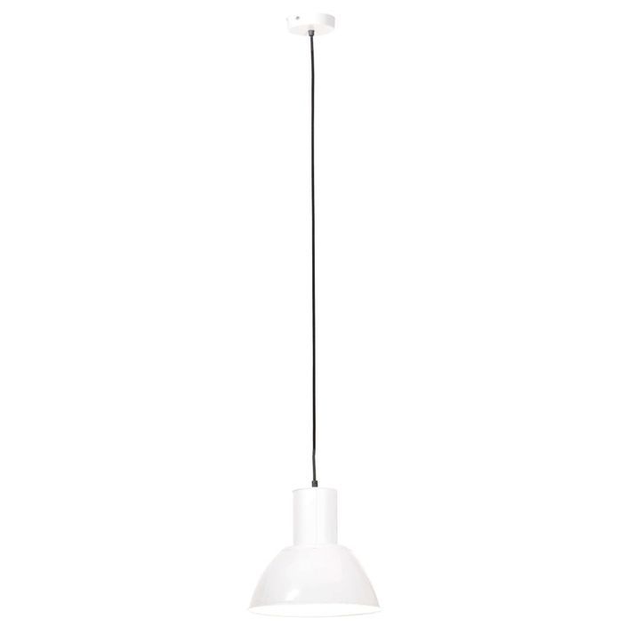 Lampe suspendue 25 W Blanc Rond 28,5 cm E27 - Photo n°4