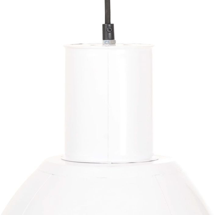 Lampe suspendue 25 W Blanc Rond 28,5 cm E27 - Photo n°6
