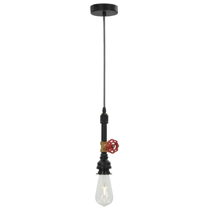 Lampe suspendue Design de robinet Noir E27 - Photo n°3