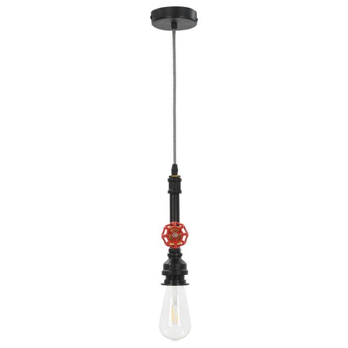 Lampe suspendue Design de robinet Noir E27 - Photo n°5