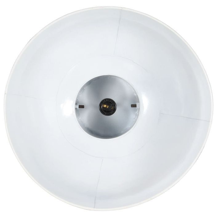 Lampe suspendue industrielle 25 W Blanc Rond Manguier 42 cm E27 - Photo n°9
