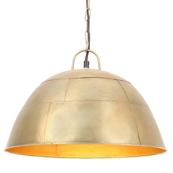 Lampe suspendue industrielle vintage 25 W Laiton Rond 41 cm E27 - Photo n°1
