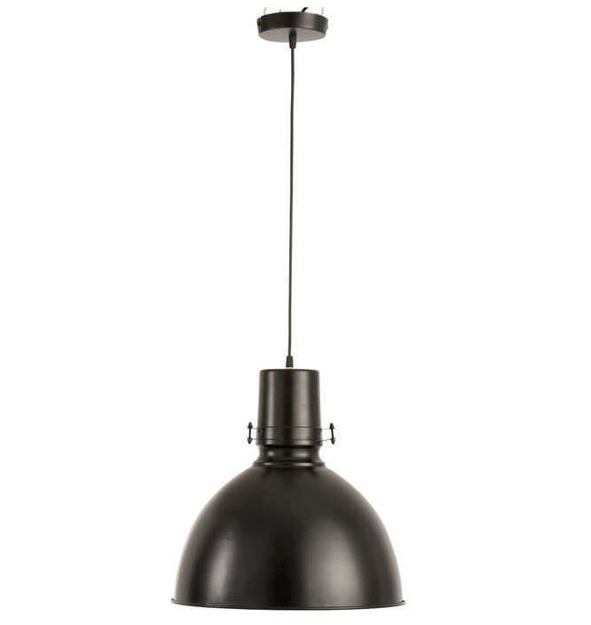 Lampe suspension métal noir Jibel - Photo n°1