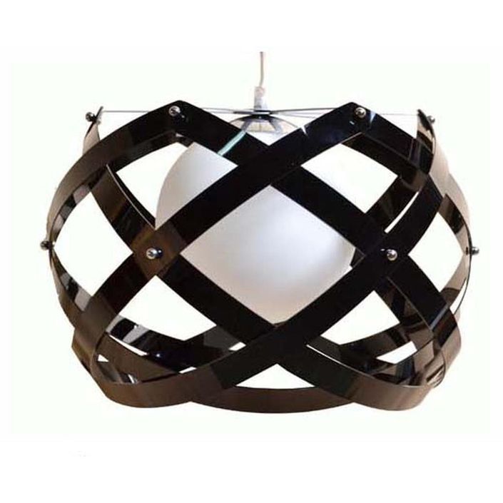 Lampe suspension métal noir Turnas - Photo n°1